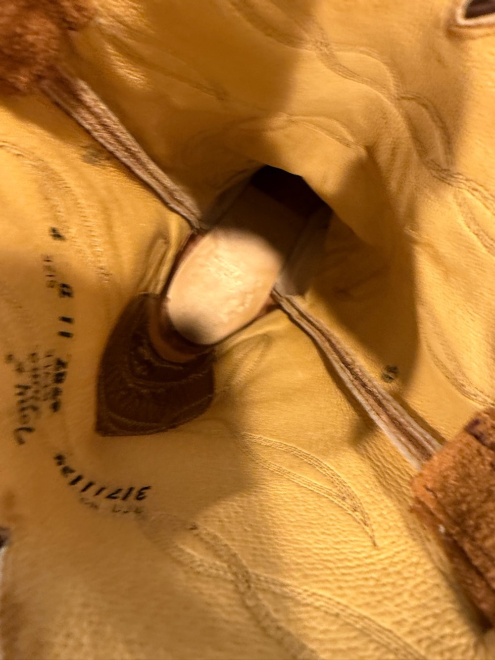 Tony Lama gold label 11D 6987 Tan roughout - Picture 3 of 6